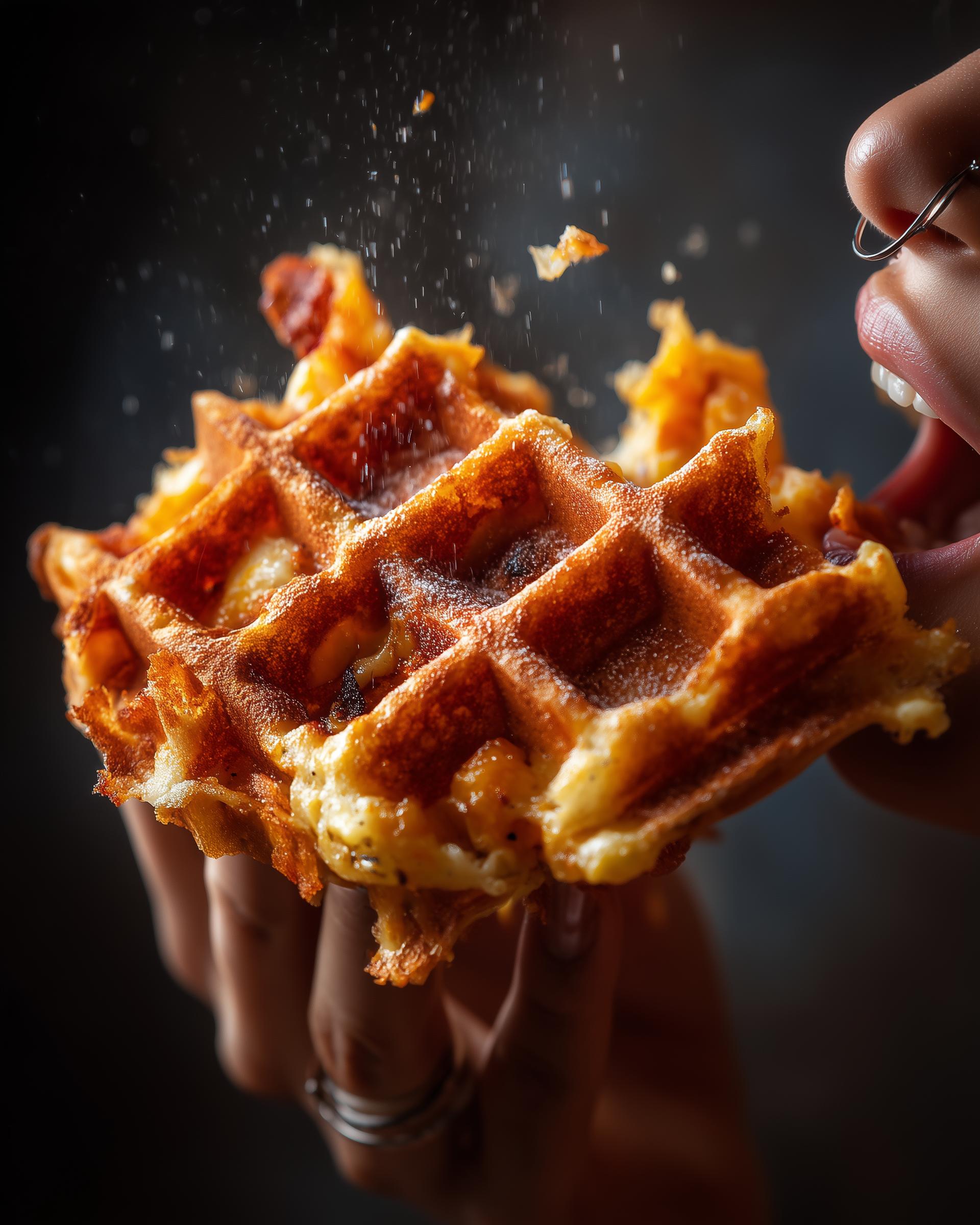Premium artisan waffle